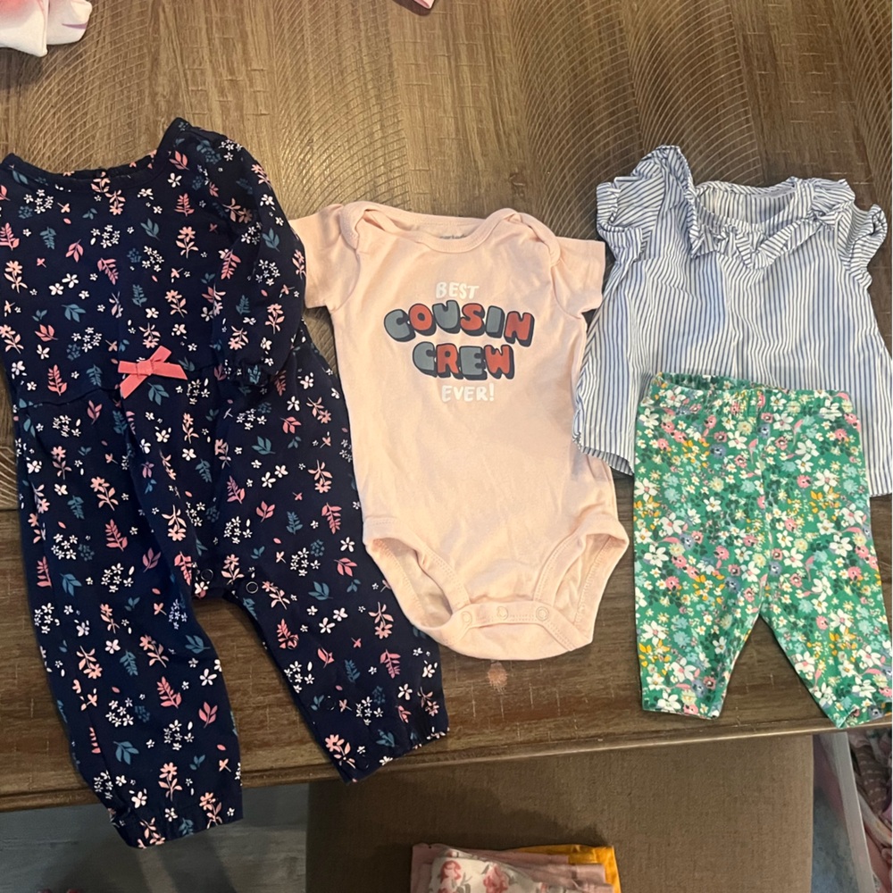 Baby girl carters bundle 3-6M